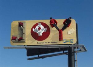 reklama przedsiębiorstwa IKEA